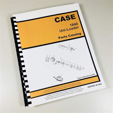 case 1840 parts manual